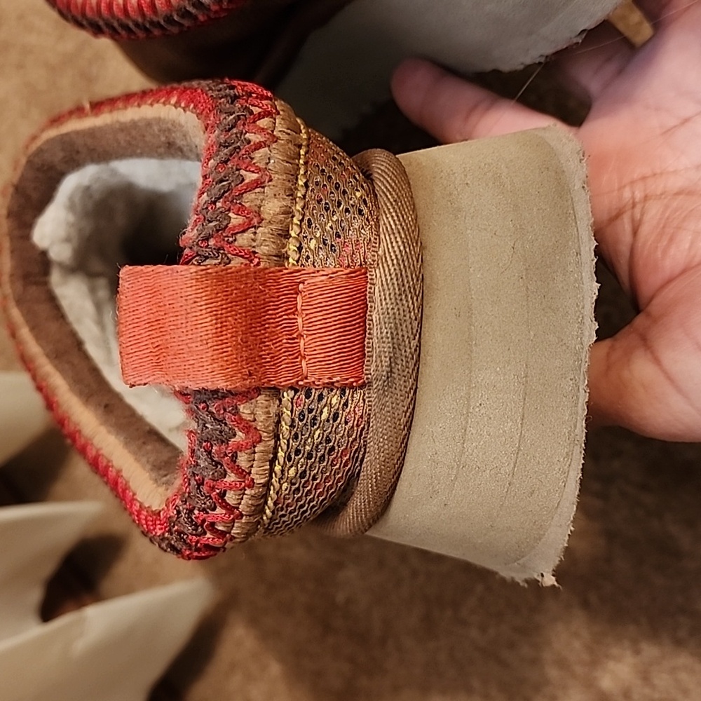 UGG Tazz Maxi Tasman Platform Chestnut Slippers - Picture 8 of 16